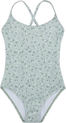 Gottex Kids Criss Cross Back قطعة واحدة من ملابس السباحة تتلاشى الكلور ومدمج UPF UV 50+ حماية in Saudi Arabia