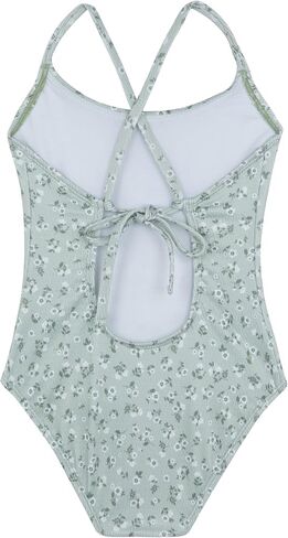 Gottex Kids Criss Cross Back قطعة واحدة من ملابس السباحة تتلاشى الكلور ومدمج UPF UV 50+ حماية in Saudi Arabia