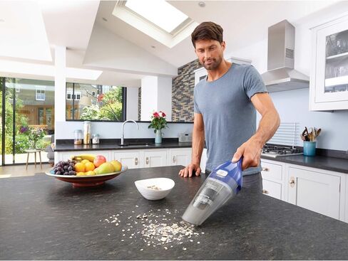 BLACK+DECKER DUSTBUSTER QuickClean Cordless Handheld Vacuum, Home and Car Vacuum with Charger (HNVC115J22) in Saudi Arabia