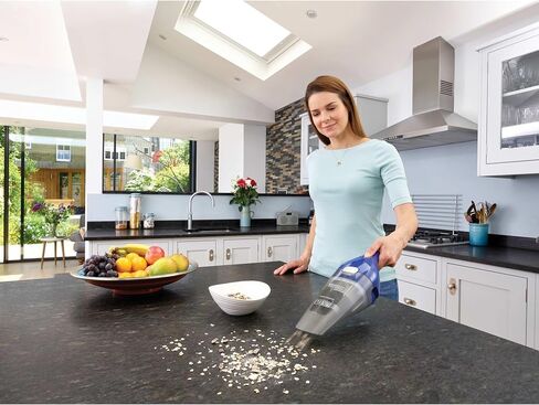 BLACK+DECKER DUSTBUSTER QuickClean Cordless Handheld Vacuum, Home and Car Vacuum with Charger (HNVC115J22) in Saudi Arabia