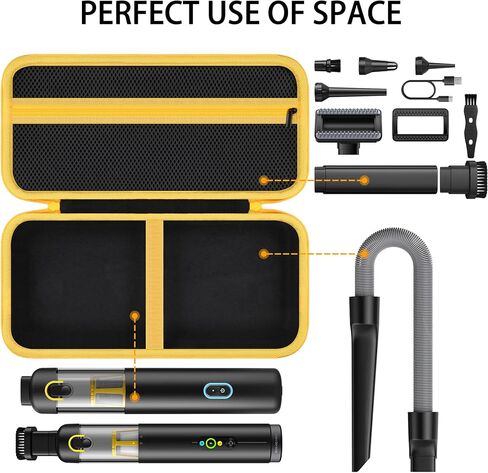 Aenlllosi لـ Fanttik V8 Apex/Slim V8 Mate/V10 Apex/Slim V10 Mate Car Case Hard Case ، Fanttik Cordless V8/V10 Car Carum (Case Only) in Saudi Arabia