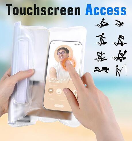 Waterproof Waist Pouch, 3 Pcs Waterproof Belt Bags for Swimming, Water Proof Fanny Pack with Adjustable Waist Strap & Screen Touch Sensitive for Swimming Boating Beach (3 Colors) in Saudi Arabia