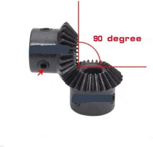 2pcs 90 Degrees Bevel Gear 1M15T 1M20T 1M25T 1M30T Bore 6mm 8mm 10mm 12mm 14mm 15mm(12mm,1M25T) in Saudi Arabia