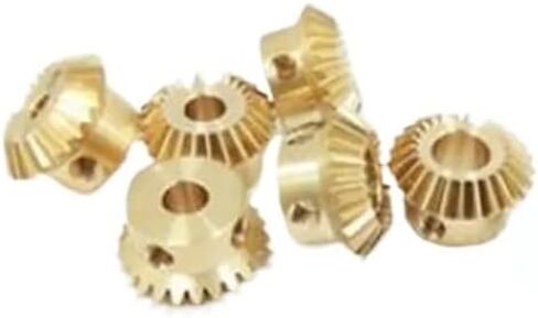 2pcs 1: 1 التروس المائل 0.4m 0.5m 0.8m 1m 12 15 18 20 24 25 30 أسنان 90 درجة تروس الزاوية المحمولة 3/4/5/6/8 مم (التجويف 2mm ، 0.5m12t) in Kuwait