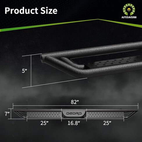 Running Boards Compatible with Toyota 4Runner 2010-2023 Trail Edition, 2014-2023 SR5/TRD Pro, Two-Stair Side Step Rail Drop Nerf Bars in Saudi Arabia