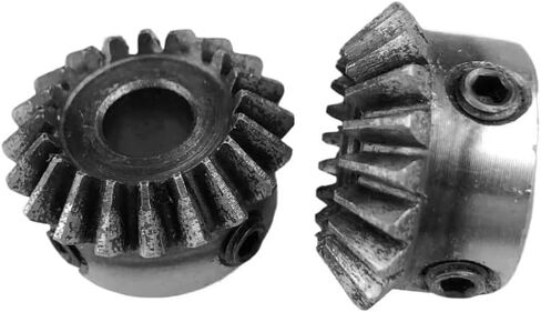1pc Bevel Gear 2M 12Teeth with Inner Hole 6mm 7mm 8mm 10mm 12mm 90 Degree Drive Commutation Steel Gears with Screw(6mm,12pcs 2M 12 Teeth) in Saudi Arabia