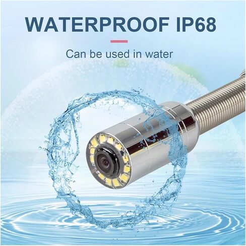 Drain Inspection Camera Pipe Inspection Camera Sewer Drain Industrial Endoscope IP68 8500MHA 10/20/30/50M in Saudi Arabia