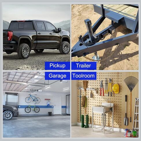 35 Inch Trailer Tongue Box, Heavy Duty Aluminum Box Tool Chest Storage for Truck Bed Pickup RV with Lock and Keys-35 x 12 x 12 inch,Black in Kuwait