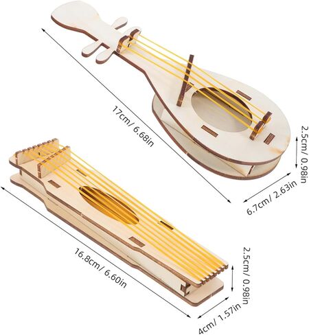 DOITOOL 2pcs Tiny Guzheng and Pipa Decor for Living Room and Study for DIY Craft Enthusiasts in Saudi Arabia