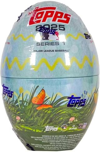 2025 Topps MLB Baseball Series 1 Easter Tin (59 إجمالي بطاقة لكل القصدير) in Saudi Arabia