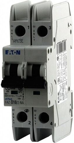 Eaton FAZ-D15/2-NA 15A, 2P, 277/480V, 48VDC, 10 kAIC, D-Curve, UL 489 in Saudi Arabia