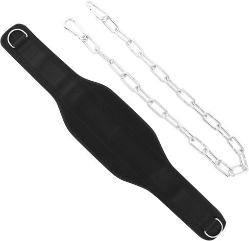 Dip Belt for Weightlifting,Weighted Pull Ups Belt with Chain,Weightlifting Belts for Men Women,Gym Workout Waist DipBelt for Weight Lifting,Squat,Training,Fitness Weight Belts in Saudi Arabia