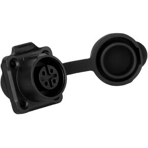 LP12 miniature aviation and socket 4 core 5 holes IP68 industrial 5A connector(Flange female seat) in Saudi Arabia