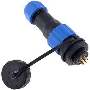 SP16 IP68 Power Cable Connectors Set Male Female Socket 2-9Pin for Electrical Wiring 1Pcs(Back Nut 5P) in Saudi Arabia