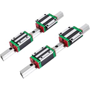 2PCS دليل خطية RAIL HGR25-1100MM + 4PCS HGH25CA أو + 4PCS HGW25CA LINERAL LINERAL COLLS HGH25 HGW25 (4PCS HGW25CA) in Kuwait