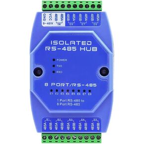 RS485 Eight-Port HUB photoelectric Isolation RS-485 HUB Surge Protection and Anti-Interference in Saudi Arabia