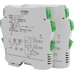 Temperature Transmitter RTD Signal Isolator Pt100 Input 1 in 1 Out Sensor Conversion Module 4-20mA 0-10V 5V(1 Input 1 Output,PT100-200-850C_Output 0-20MA_DC24V) in Saudi Arabia