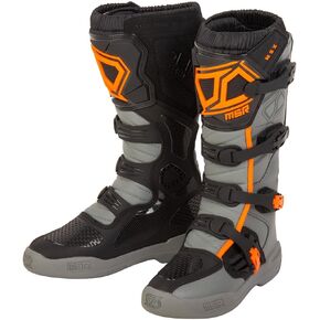 MSR Youth M3x Motocross Boots (7 ، أحمر/أبيض/أزرق) in Kuwait