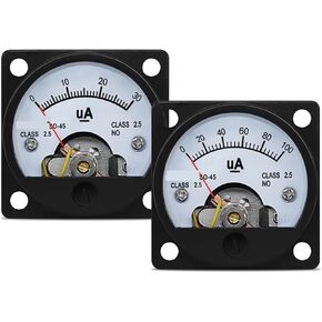SO-45 DC Microampere Meter Pointer 30uA 50uA 100uA 200uA 300uA 500uA 1000uA Panel 1Pcs(500uA) in Saudi Arabia