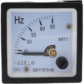 99T1-HZ Pointer 48 * 48mm AC Meter 45-65Hz 380V 220V 48x48mm Analog Frequency 1Pcs(45-65Hz 380V) in Saudi Arabia