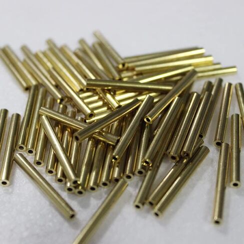 5pcs Brass Tube 8x0.5x30mm 13x0.5x35mm Small Metal Thin Tube(13x0.5x35mm) in Kuwait