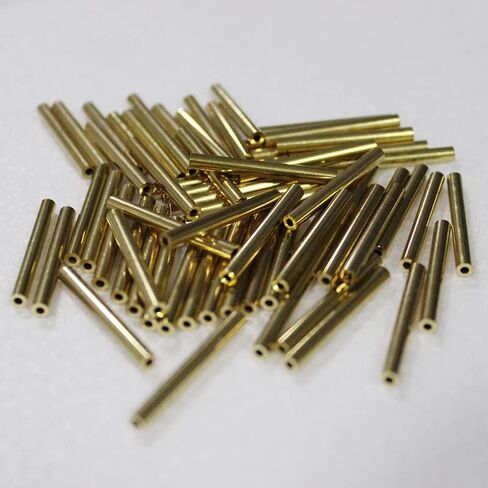 5pcs Brass Tube 8x0.5x30mm 13x0.5x35mm Small Metal Thin Tube(13x0.5x35mm) in Kuwait