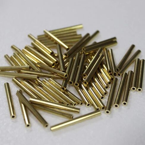 5pcs Brass Tube 8x0.5x30mm 13x0.5x35mm Small Metal Thin Tube(13x0.5x35mm) in Kuwait