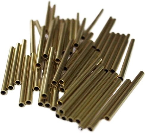 Brass Tube 10x2x10mm 20x1x35mm Small Metal Tube Thin(10x2x10mm) in Kuwait