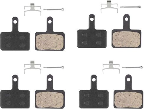 Bike Brake Pads,4 Pairs Resin Bicycle Brake Pads,35mm*31mm Bike Disc Brake Pads Compatible with TRP Tektro Shimano Deore Br,for Mountain Bike/Road Bike/Ebike/MTB in Kuwait