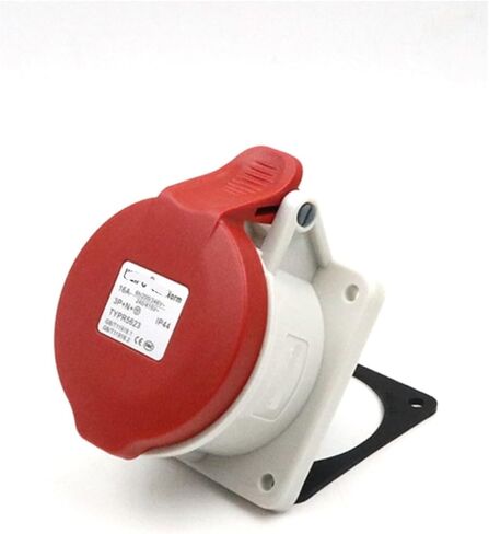 Industrial socket connector aviation TYPR5623 (16A5 core) straight seat in Saudi Arabia