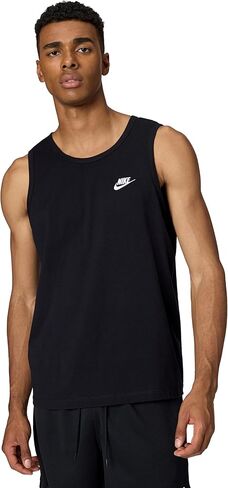 Nike NSW Futura Embossed Club Tank Top Black/White MD in Saudi Arabia