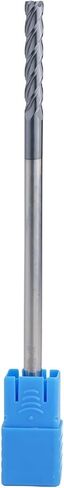 Carbide Square End Mill Cutter, 4 Flute Extra Long Shank 6Mm*150mm Carbide End Mill for Milling Alloy Steels, Hardened Steel, Metal & More in Saudi Arabia