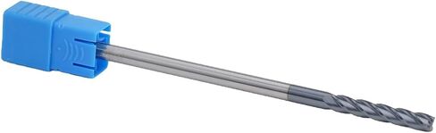Carbide Square End Mill Cutter, 4 Flute Extra Long Shank 6Mm*150mm Carbide End Mill for Milling Alloy Steels, Hardened Steel, Metal & More in Saudi Arabia