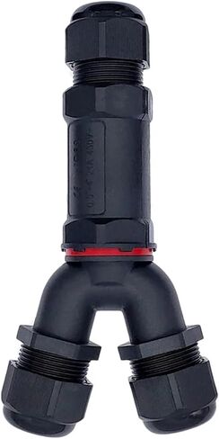 Y-Type Wire 2pin 3pin 4pin 5pin Cable Connector IP68 Gland Sleeve Connectors 3-Way Quick Tee Connector 1Pcs(Y-3) in Saudi Arabia