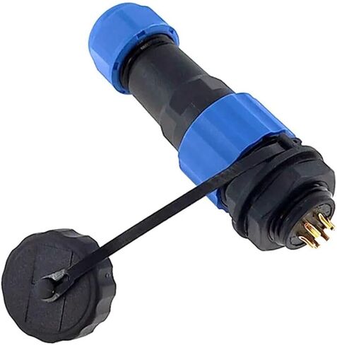 SP16 IP68 Power Cable Connectors Set Male Female Socket 2-9Pin for Electrical Wiring 1Pcs(Back Nut 5P) in Saudi Arabia