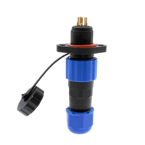 SP13 Connector IP68 2-7pin Cable Connectors 1Pcs(Back Nut,6p) in Kuwait