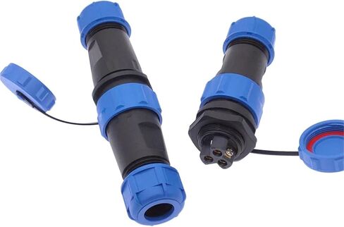 SP21 Connectors Welding Free IP68 Male Female 2-7Pin Screw Connection SL21 1Pcs(SL21-3D) in Saudi Arabia