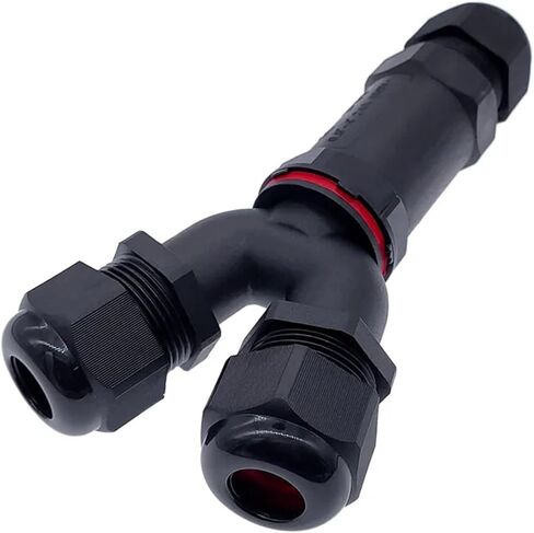 Y-Type Wire 2pin 3pin 4pin 5pin Cable Connector IP68 Gland Sleeve Connectors 3-Way Quick Tee Connector(Y-3) in Saudi Arabia