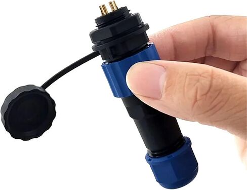 SP16 IP68 Power Cable Connectors Set Male Female Socket 2-9 Pin for Electrical Wiring 1Pcs(Back Nut 4P) in Saudi Arabia