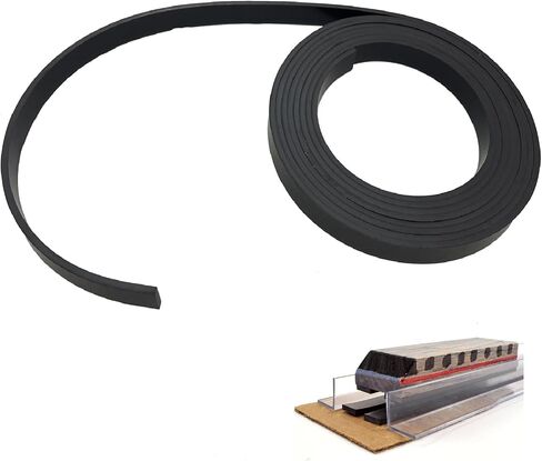Monopolar Magnetic Tape 1/2" for Maglev Train Science Project Replacement,Thickness 0.12 Inches (Length 10 feet) in Saudi Arabia