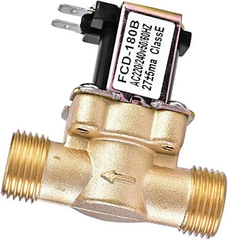 12V 24V 220V DN20 Brass Electric Solenoid Valve Water Air Inlet Flow Switch for Solar Water Heater Valve 1Pcs(220v,1/2inch) in Saudi Arabia