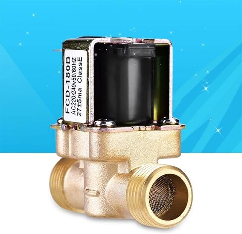 Valve DC24V AC220V 3/4inch 1/2inch Electric Solenoid Magnetic Valve Normally Closed Brass Valves for Water Control Water Valve(220v,0.75 Inch) in Saudi Arabia