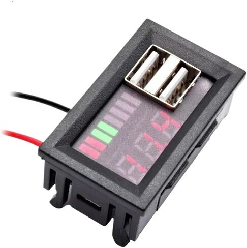 1PCS Digital Voltmeter Tester 12V (12 فولت الأحمر) in Saudi Arabia