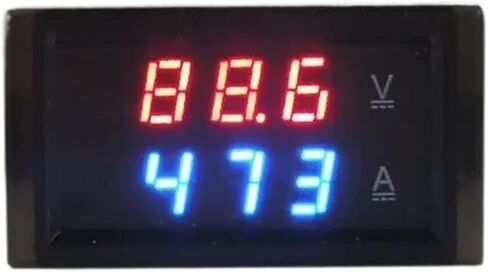 1PCS YB28VA Digital DC Voltmeter DC 100V-600V + SENSOR (DC200A ، DC0-600V (RED-Blue)) in Saudi Arabia