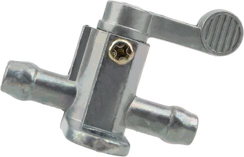 Powermotor 5/16 "صمام الوقود المضمّن Petcock ， 8 ملم ، استبدال مفتاح القطع المستقيم للغاز الغازي للوقود لعام 1981-2009 PW50 Mini Dirt Pit Bike atv Quad 4 Wheeler 2 PCs in Saudi Arabia