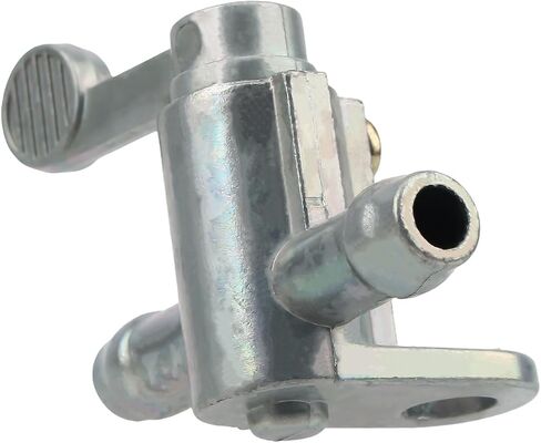Powermotor 5/16 "صمام الوقود المضمّن Petcock ， 8 ملم ، استبدال مفتاح القطع المستقيم للغاز الغازي للوقود لعام 1981-2009 PW50 Mini Dirt Pit Bike atv Quad 4 Wheeler 2 PCs in Saudi Arabia