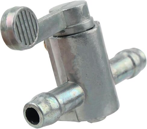 Powermotor 5/16 "صمام الوقود المضمّن Petcock ， 8 ملم ، استبدال مفتاح القطع المستقيم للغاز الغازي للوقود لعام 1981-2009 PW50 Mini Dirt Pit Bike atv Quad 4 Wheeler 2 PCs in Saudi Arabia