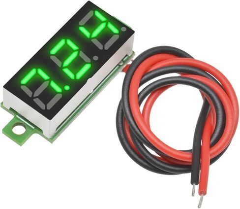 1pcs 0.28 بوصة LED DC Digital Voltmeter 2 سلك (أزرق) in Saudi Arabia