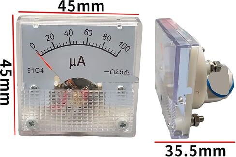 91C4-UA Analog Ammeter 45 * 45mm(50UA) in Saudi Arabia