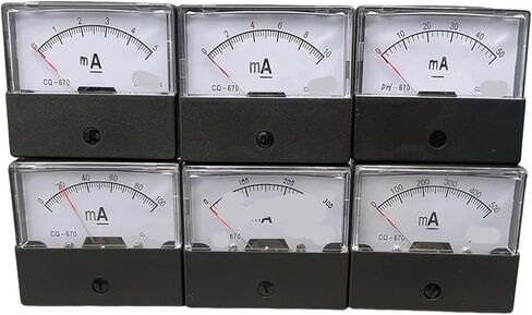 1PCS Ammeter DH-670 Rectangular Ampere Needle(75MA) in Saudi Arabia